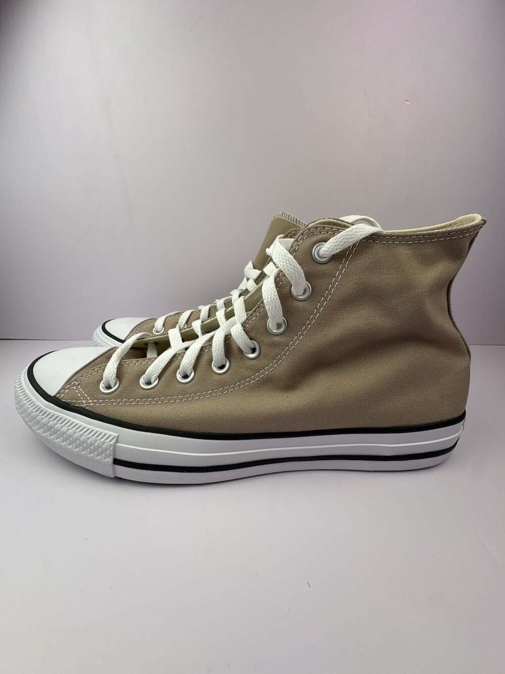 Chuck Taylor Converse All Star Hi Tops-Tan Beige Vintage Cargo Sz 11 M 13W